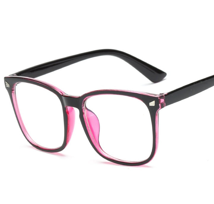 Classic flat mirror, rice nail glasses frame