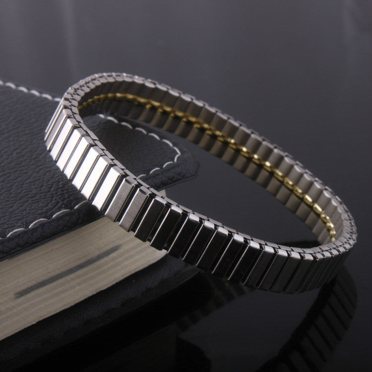 Gold Bracelet With Lettering On The Back