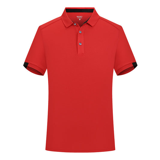 Quick-Drying Polo Shirt Custom Outdoor Fitness Advertising Cultural Shirt Lapel T-Shirt Work Clothes Custom Printed Logo