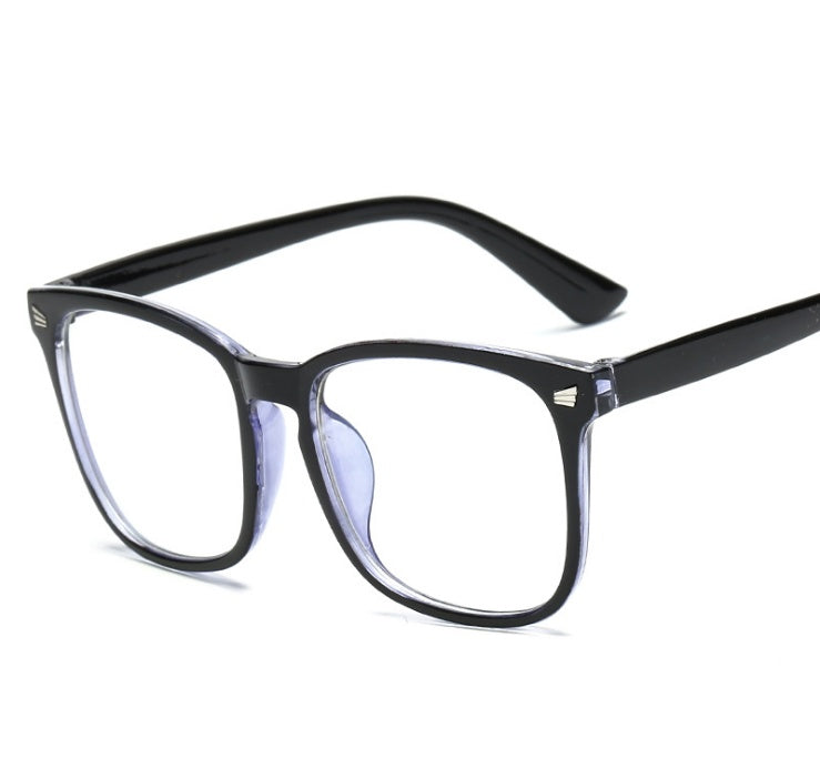 Classic flat mirror, rice nail glasses frame