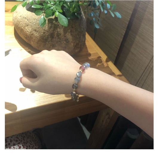 Moonstone gold bracelet