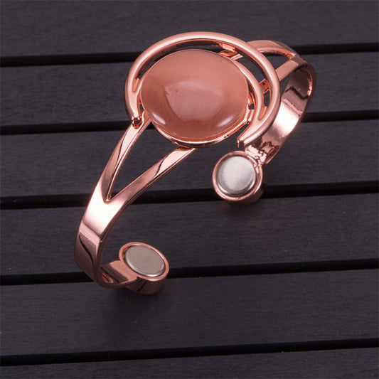 Women's Vintage Magnet Bronze Bracelet