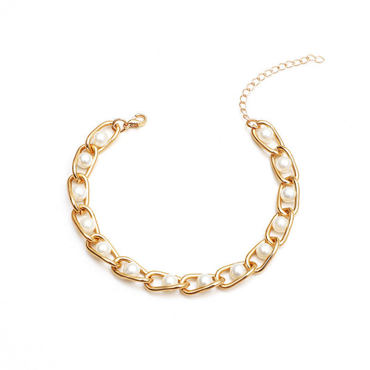 Simple Temperament Personality Trend Pearl 3-piece Bracelet