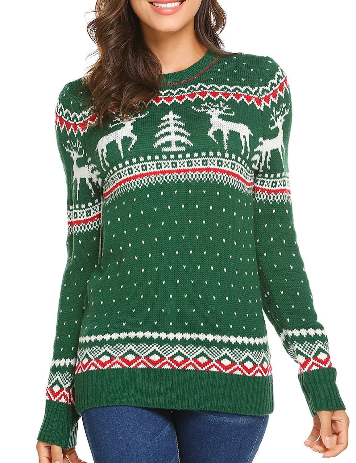 Fawn long sleeve pullover padded sweater