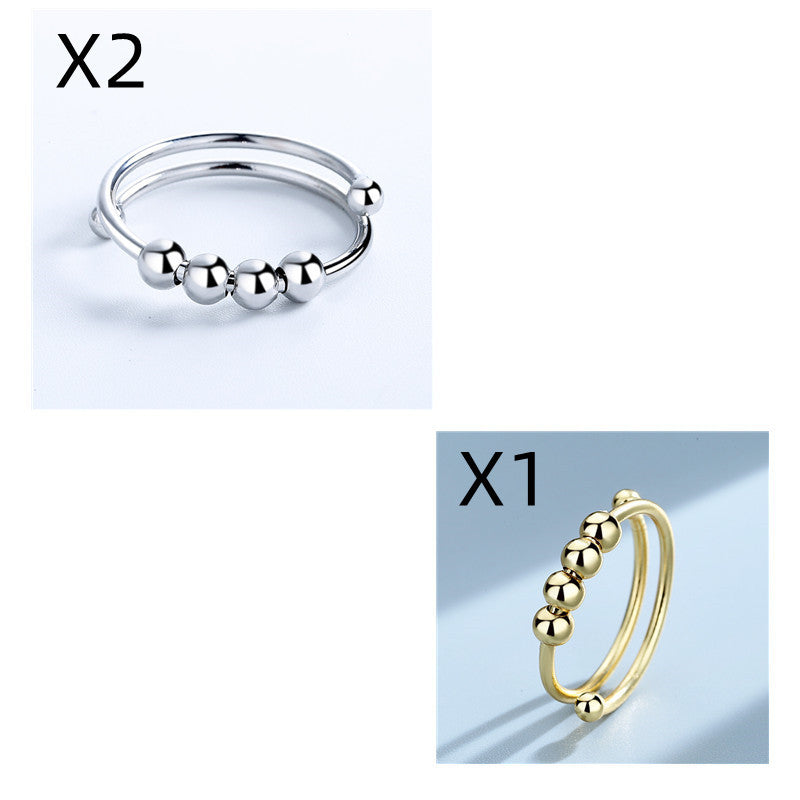 Peace Rings Rotatable Ring Relieving Stress Valentine's Day Jewelry Gifts