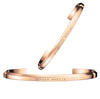 Vacuum Plating Jewelry Bracelet Rose Gold Stainless Steel U-Shaped Men and Women Bracelet