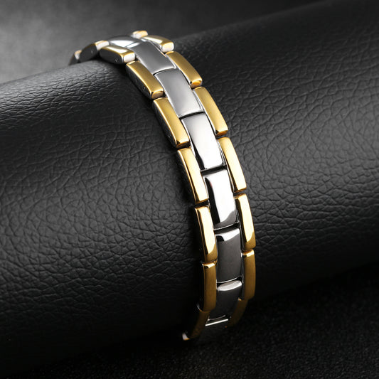 Fashion Titanium Steel Bracelet Fashion Room Gold Magnet Bracelet N874