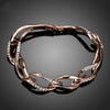 18K rose gold female bracelet
