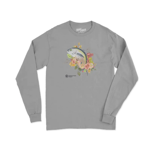 Fishing Flower' Men Long Sleeve Shirt