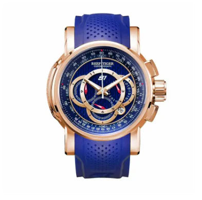 RT Designer Sport Rose Gold Watches for Men