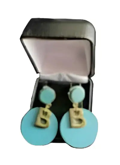 Design Balenciaga Blue Earrings