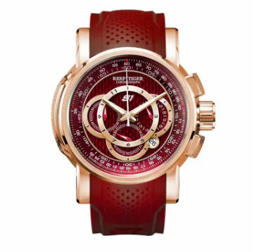 RT Designer Sport Rose Gold Watches for Men