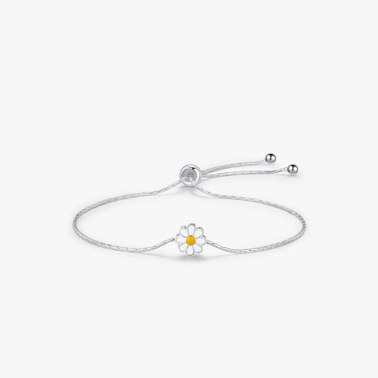 S925 Sterling Silver Enamel Telescopic Bracelet