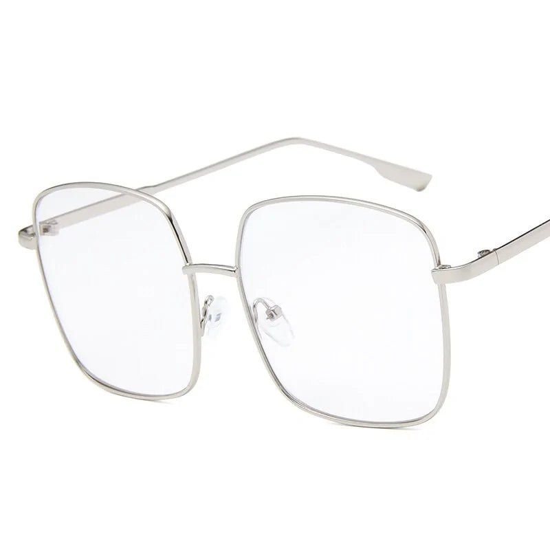 Square Oversized Glasses Frame Women