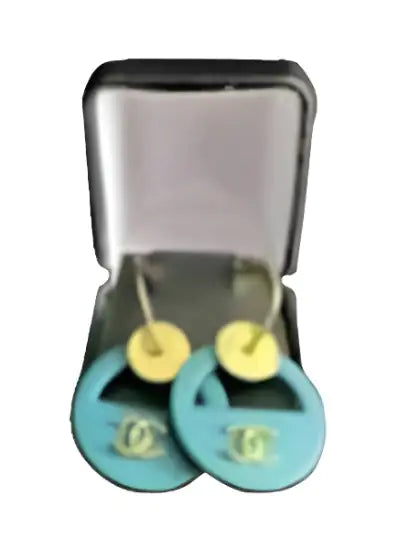 Design Lux Blue Earrings