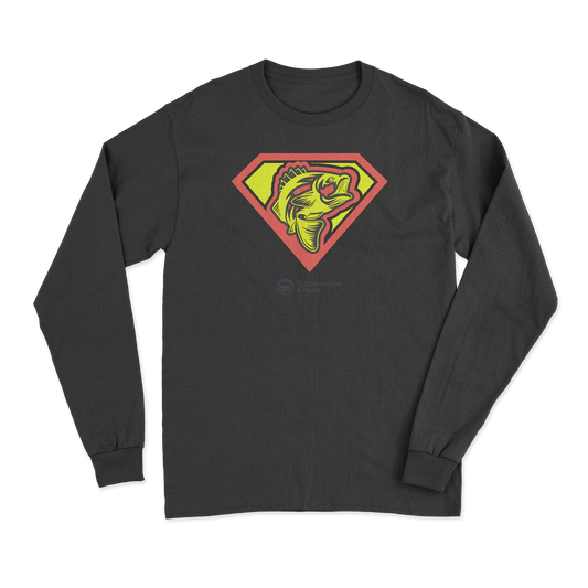 Super Fishing Men Long Sleeve Shirt