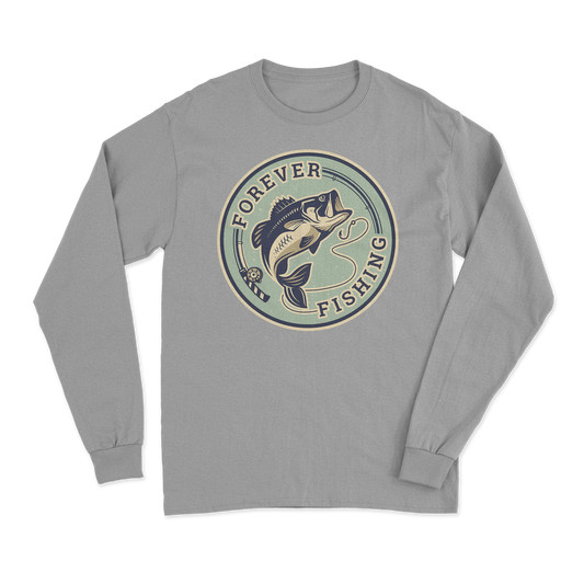 Forever Fishing Men Long Sleeve Shirt