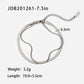 Men's Stainless Steel Snake Bones Chain Double-layer Bracelet
