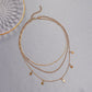 European And American Retro Metal Multilayer Star Clavicle Chain