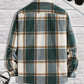 Men's Shirt Versatile Casual Plaid Shirt Coat Shirt Coat