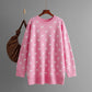 Sweater Mid-length Sweater Love Jacquard