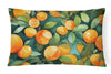 Florida Orange Blossom in Watercolor Throw Pillow