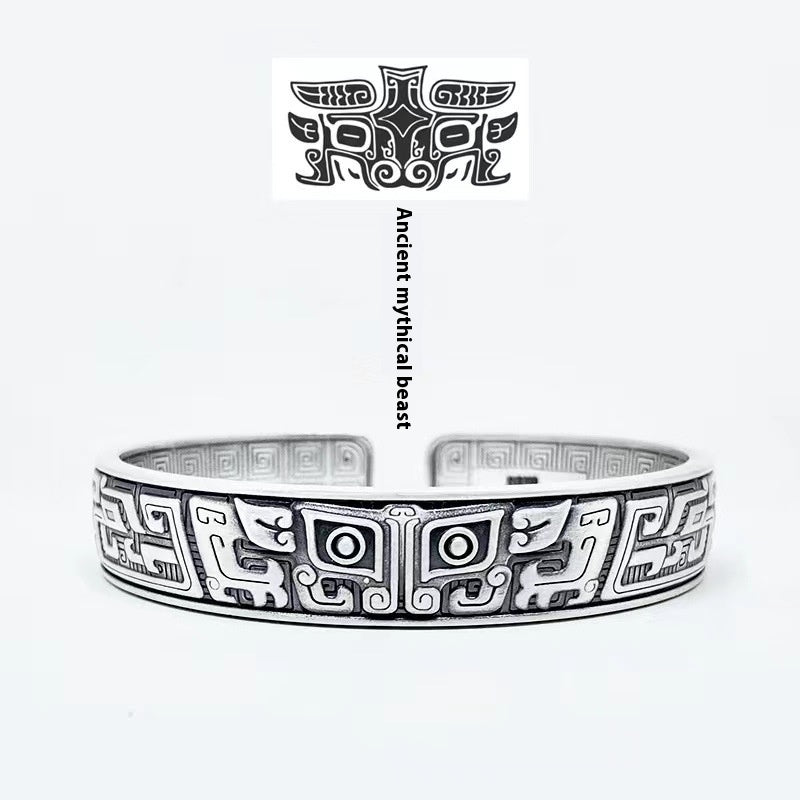 Bracelet Men's Gluttonous Totem Retro Solid
