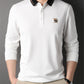 Autumn New Men's Thin Polo Shirt Casual Business Bottoming Shirt Men's T-shirt