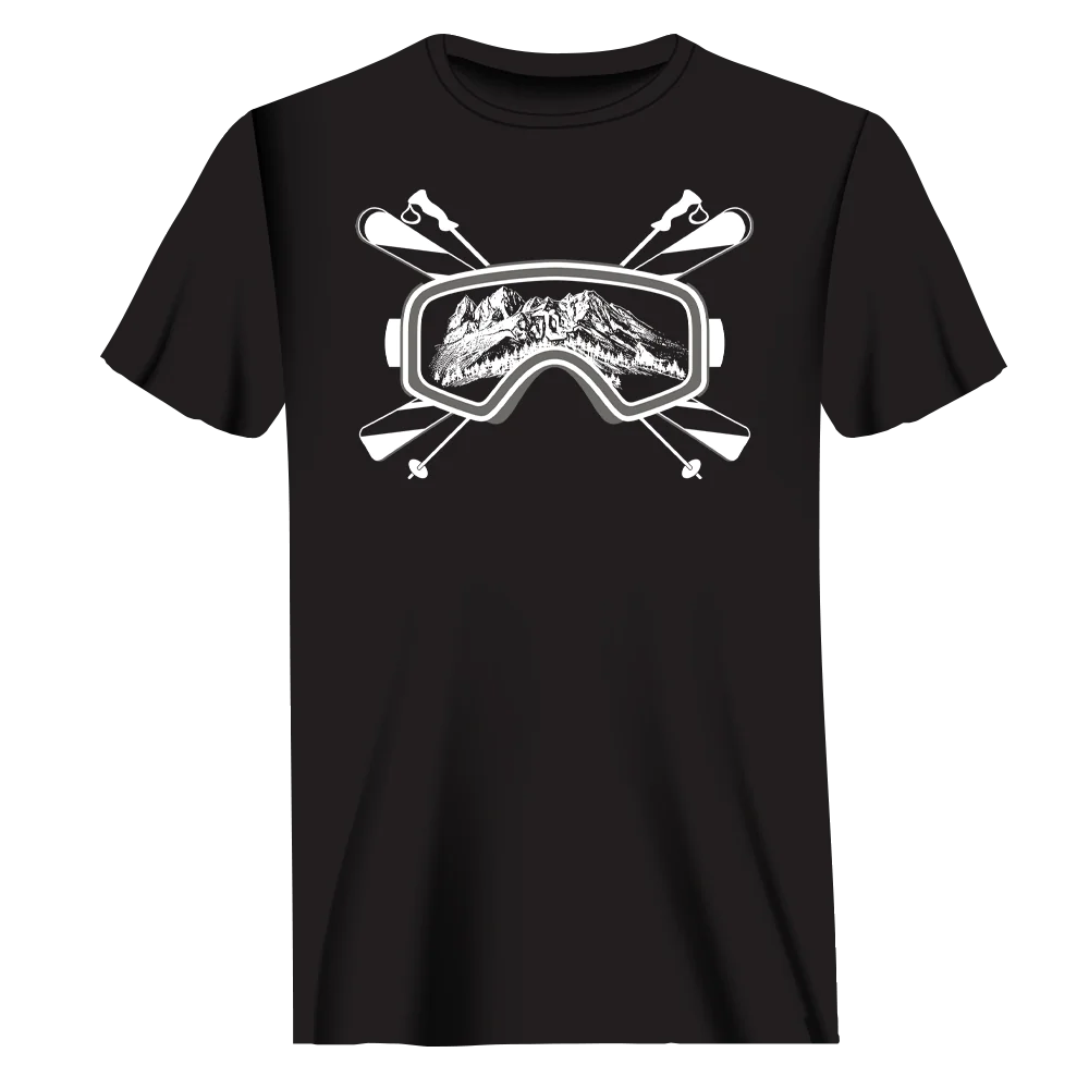 Ski Goggles T-Shirt for Men