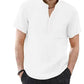 Men’s Casual Cotton Linen T-Shirt
