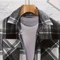 Men's Shirt Versatile Casual Plaid Shirt Coat Shirt Coat