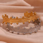 Niche Stainless Steel 18K Gold Plating Cast Brushed Bracelet