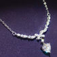 1 Carat 925 Sterling Silver Moissanite Necklace - Real Vision