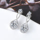 1 Carat Moissanite 925 Sterling Silver Earrings - Real Vision