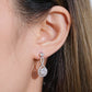 1 Carat Moissanite 925 Sterling Silver Earrings - Real Vision