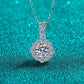 1 Carat Moissanite 925 Sterling Silver Necklace - Real Vision