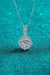 1 Carat Moissanite 925 Sterling Silver Necklace - Real Vision