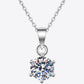 1 Carat Moissanite 925 Sterling Silver Necklace - Real Vision