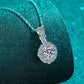 1 Carat Moissanite 925 Sterling Silver Necklace - Real Vision