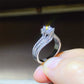 1 Carat Moissanite 925 Sterling Silver Ring - Real Vision