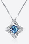 1 Carat Moissanite Floral Pendant Necklace - Real Vision