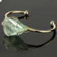 Gold-plated winding amorphous crystal bracelet