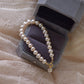 14K Gold Natural Pearl Bracelet