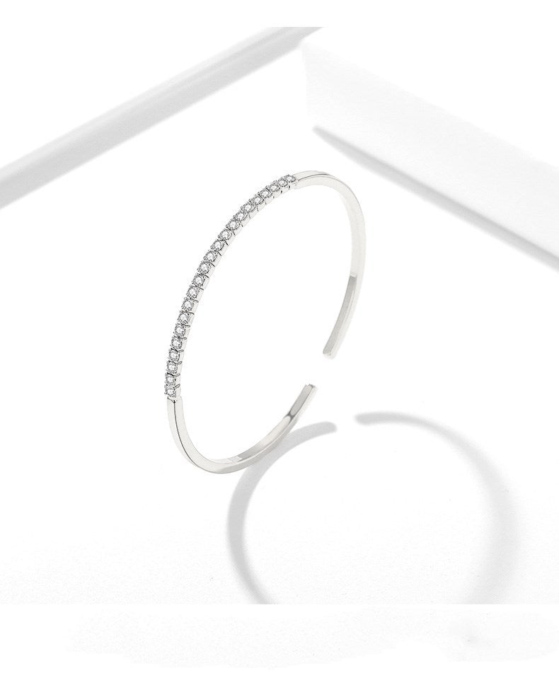 Rose gold fairy three-ring bracelet