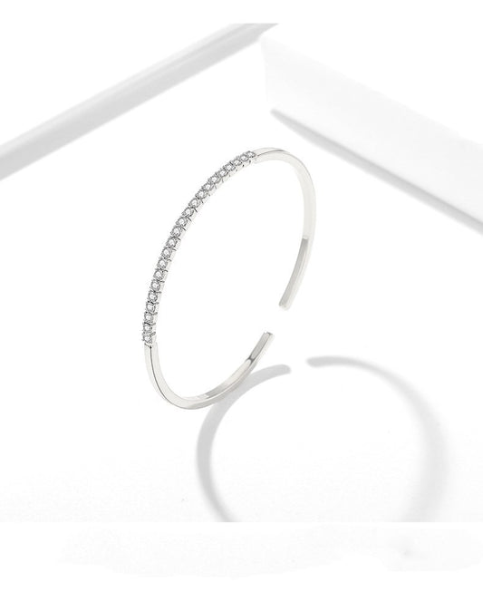 Rose gold fairy three-ring bracelet