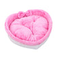 Heart Shape Soft Cozy Cat Pet Bed For Large Small Puppy Dog Cute Warm Cushion Litter Nest Basket Kennel Kitten House Accessories