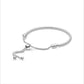 Panjia rose gold retractable basic bracelet female S925 sterling silver snake bone bracelet series high quality gift for girlfriends