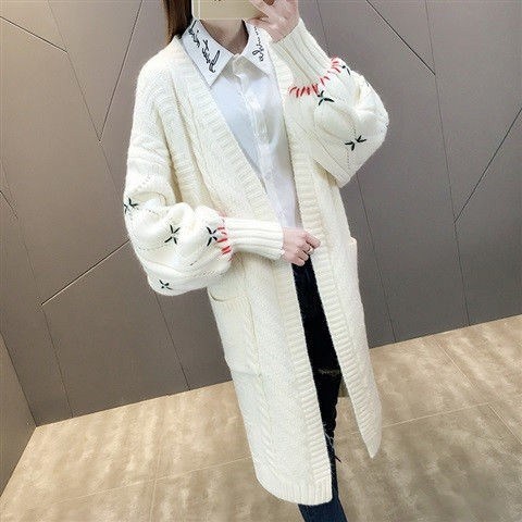 Women's knitted cardigan sweater