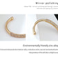 Gold-plated and diamond bracelet