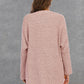 Angel Wings Pocketed Open Front Long Sleeve Cardigan
